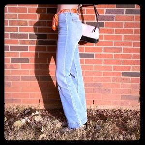 Wrangler light wash flare jeans